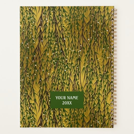 Weeping Willow Chiyogami Planner (Achterkant)