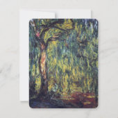 Weeping Willow door Claude Monet, Kunst (Voorkant)
