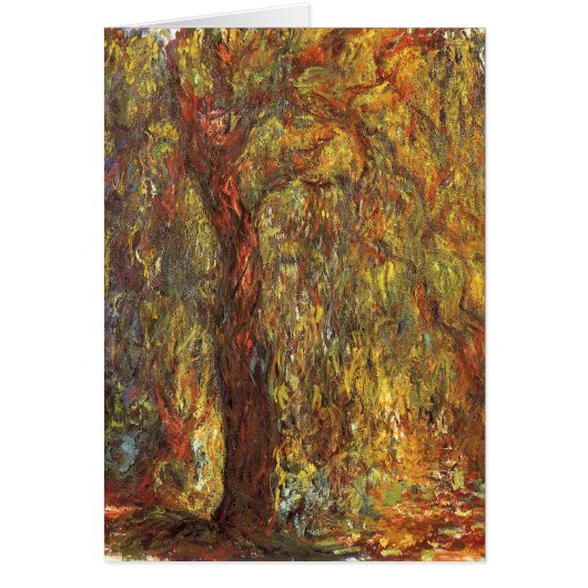 Weeping Willow door Claude Monet, Kunst (Voorkant)