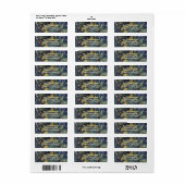 Weeping Willow door Claude Monet,  Kunst Etiket (Full Sheet)