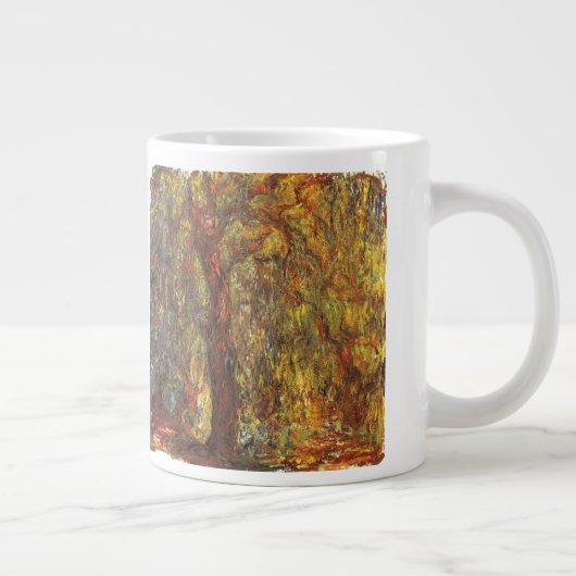 Weeping Willow door Claude Monet,  Kunst Extra Grote Mok (Rechts)