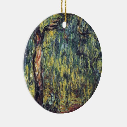 Weeping Willow door Claude Monet, Kunst Keramisch Ornament (Rechts)