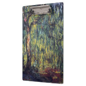 Weeping Willow door Claude Monet, Kunst Klembord (Links)