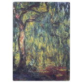 Weeping Willow door Claude Monet, Kunst Klembord (Achterkant)