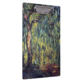 Weeping Willow door Claude Monet, Kunst Klembord (Rechts)