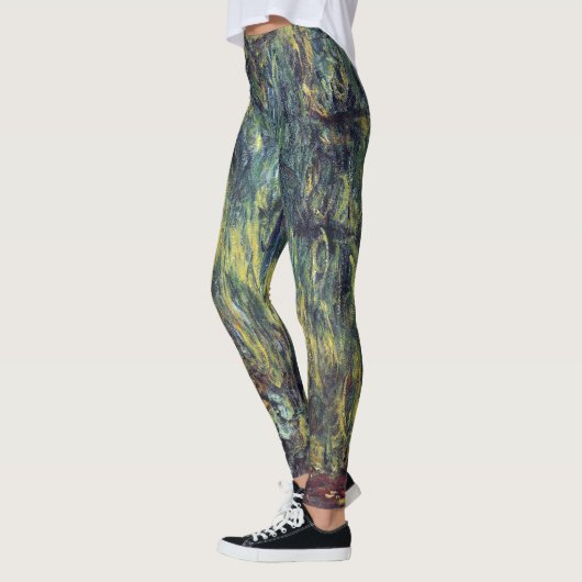 Weeping Willow door Claude Monet,  Kunst Leggings (Links)