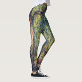 Weeping Willow door Claude Monet,  Kunst Leggings (Rechts)