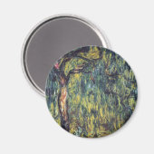 Weeping Willow door Claude Monet,  Kunst Magneet (Voorkant / Achterkant)