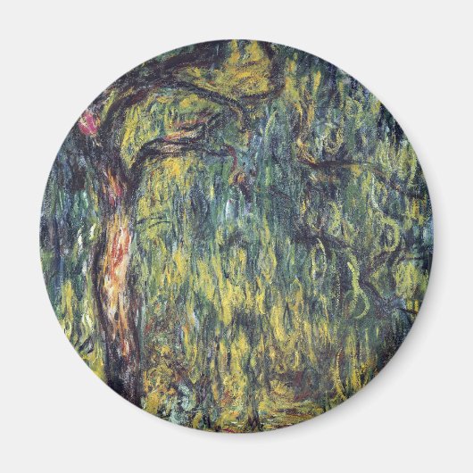 Weeping Willow door Claude Monet,  Kunst Magneet (Voorkant)