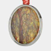 Weeping Willow door Claude Monet, Kunst Metalen Ornament (Links)