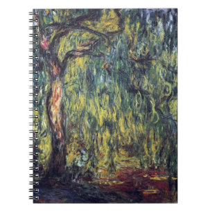Weeping Willow door Claude Monet,  Kunst Notitieboek