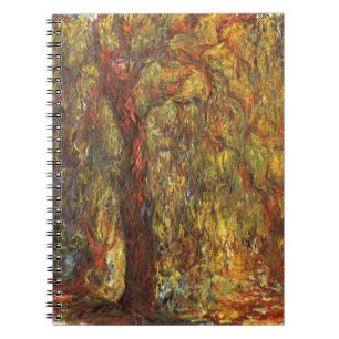 Weeping Willow door Claude Monet,  Kunst Notitieboek
