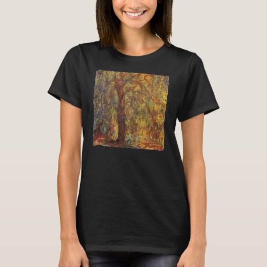 Weeping Willow door Claude Monet, Kunst T-shirt (Voorkant)