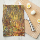 Weeping Willow door Claude Monet,  Kunst Theedoek (Quarter Fold)