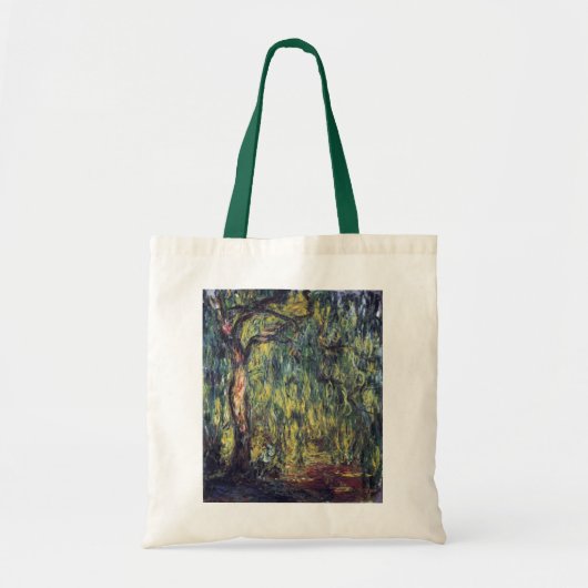 Weeping Willow door Claude Monet, Kunst Tote Bag (Voorkant)