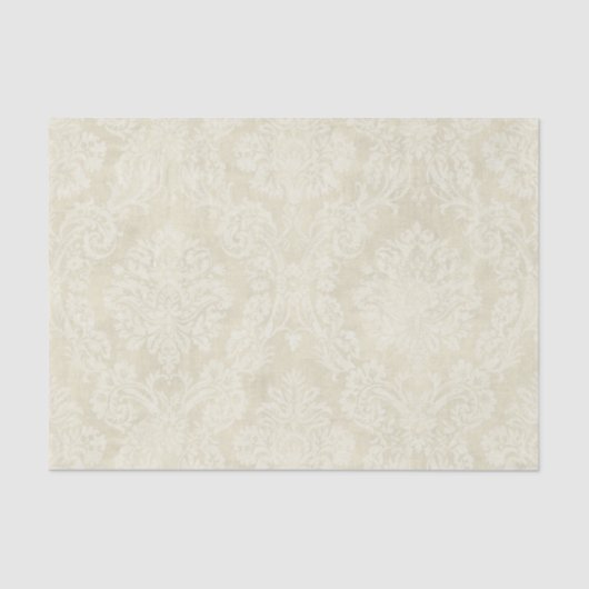 Weer beige Damask-vellen papier (Voorkant)