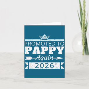 weer bevorderd tot pappy 2026 opa vintage kaart