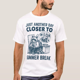 Weer een dag dichter bij de zomervakantie werkneme t-shirt