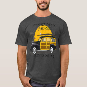 Weer een dag in Paradise hotrod Hawaiian Woody T-shirt