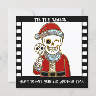 Weer een jaar lang een grappig kerstkaartje kaart