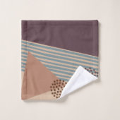 Weer een midden-eeuw Abstract Bad Handdoek (Wasdoekje)