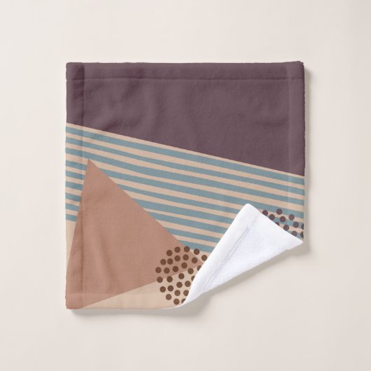 Weer een midden-eeuw Abstract Bad Handdoek (Wasdoekje)