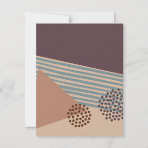 Weer een midden-eeuw Abstract Notitiekaartje