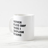 Weer een ondoordringbare dag koffiemok (Voorkant links)