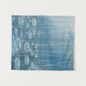 Weer een regenachtige dag weetherschilderen wandkleed (Voorkant (horizontaal))