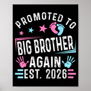 weer gepromoveerd naar grote broer Geschat 2026 vi Poster