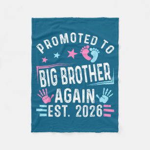 weer gepromoveerd naar grote broer Geschatte 2026  Fleece Deken