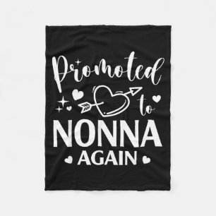 weer gepromoveerd tot nonna hart pijl matching fleece deken