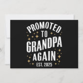 weer gepromoveerd tot opa 2025 binnenkort grootvad aankondiging (Voorkant)