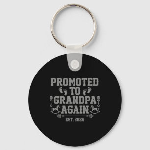 weer gepromoveerd tot opa est 2026 aankondiging sleutelhanger