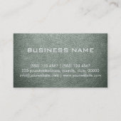 Weer getextureerd monogram visitekaartje (Achterkant)