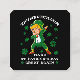Weer grappige Trump maakt St Patrick's Day weer ge Vierkante Visitekaartje