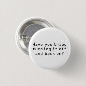 weer inschakelen ronde button 3,2 cm (Voorkant /achterkant)