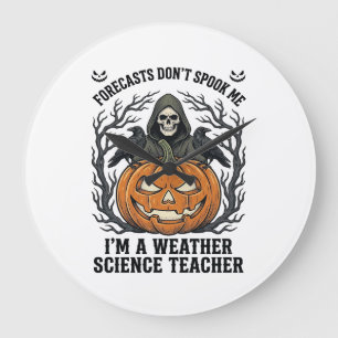 Weer Leraar Halloween Griezelige Oogst Reaper Pomp Grote Klok