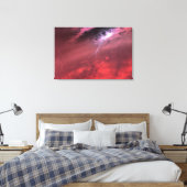 Weer op een bruine dwergster. canvas afdruk (Insitu (Slaapkamer))