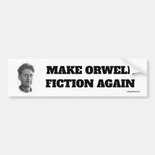 Weer Orwell Fiction Bumpersticker