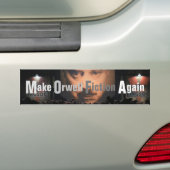 Weer Orwell Fiction Bumpersticker (Op auto)