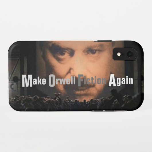 Weer Orwell Fiction Case-Mate iPhone Case (Achterkant (horizontaal))