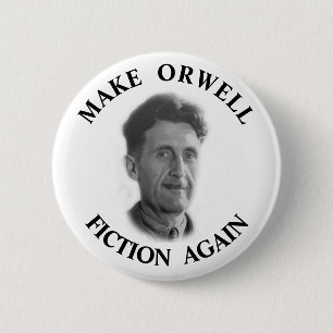 Weer Orwell Fiction Ronde Button 5,7 Cm