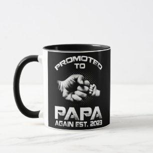 weer papa geworden Est 2023 Grappige Vaderdag Mok