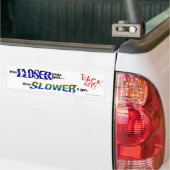 WEER UIT!  Bumpersticker tegen kleuring (Op Truck)