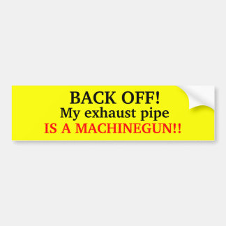 WEER UIT! sticker voor je auto