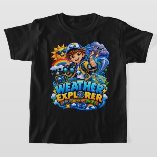 Weer Verkenner Kids STEM Wetenschap T-Shirt