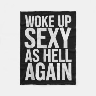 Weer Wakker Geworden Als De Hel Motivatie Spreuk Fleece Deken