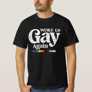 Weer wakker worden steun LGBT Pride T-shirt