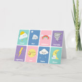 "weer"-wenskaart kaart (Voorkant)